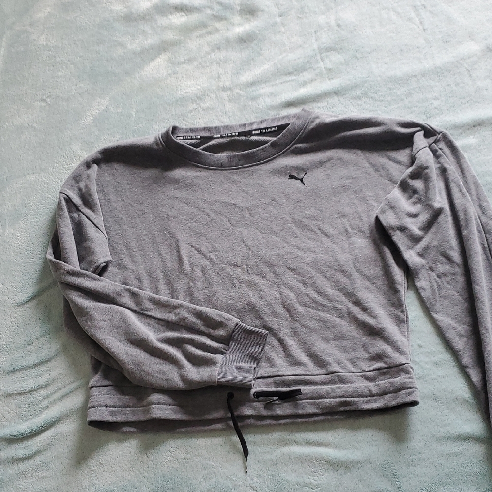 Puma Men's Charcoal Crewneck Sweater